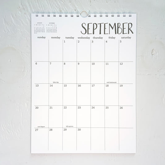 2026 wall calendar