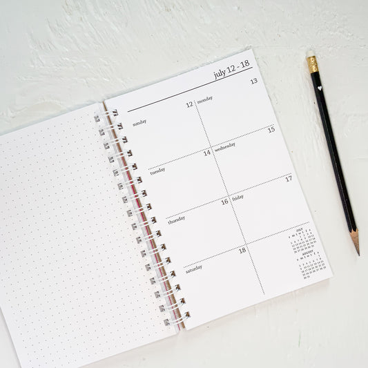 SAMPLE PLANNER - 2026 spiral weekly planner