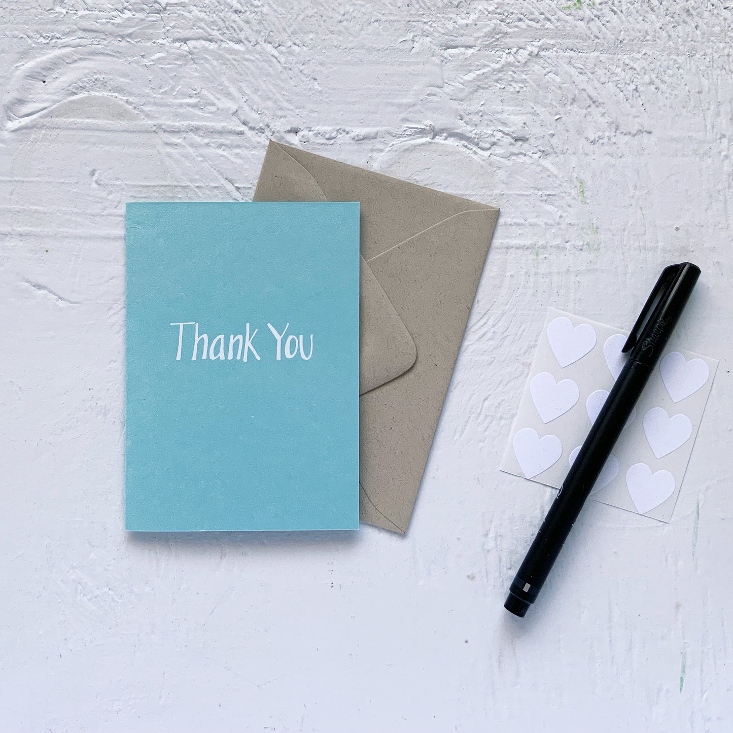 Thank You foil stamped notecards - set of 3