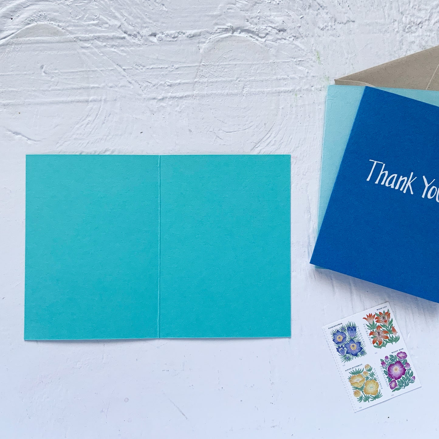 Thank You foil stamped notecards - set of 3