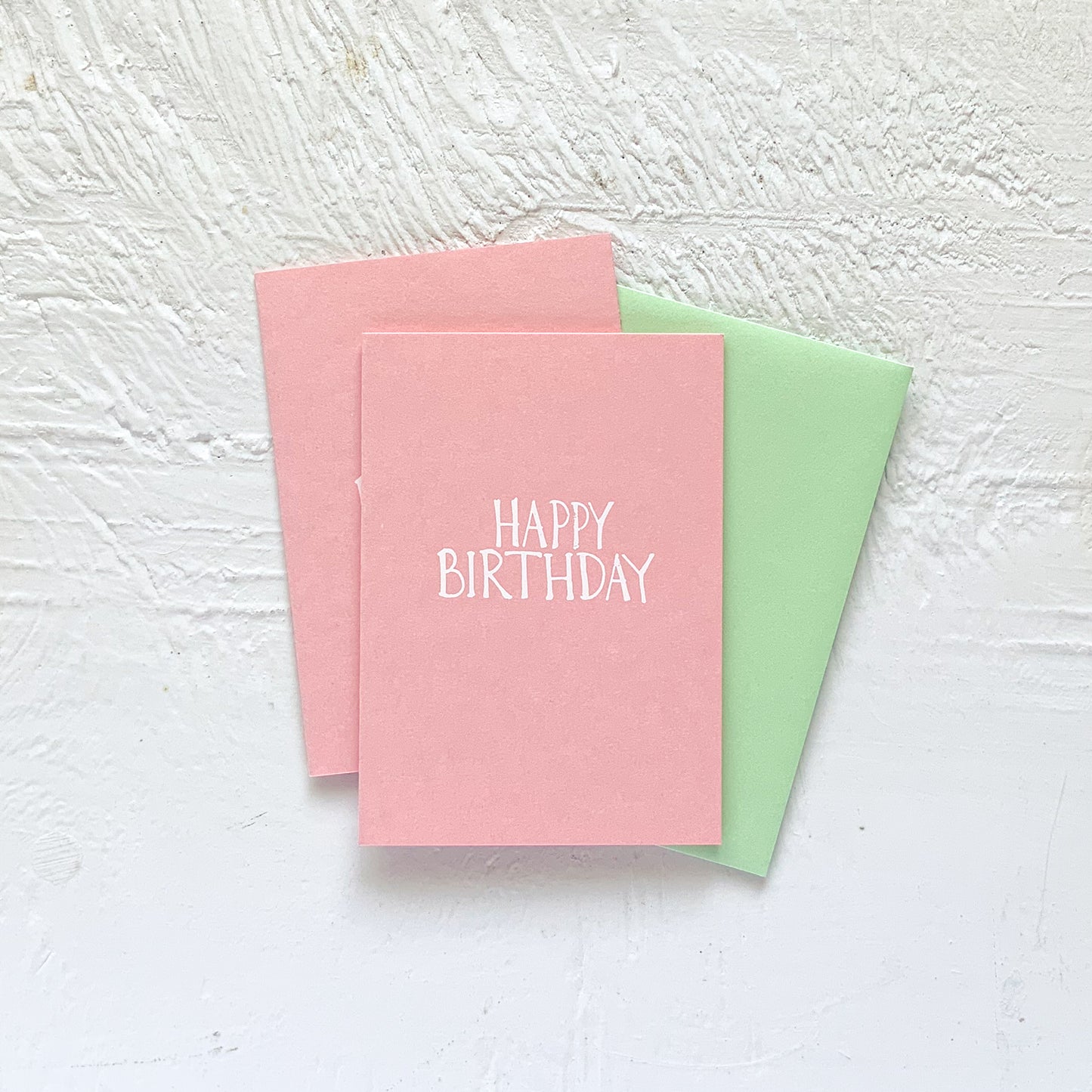 HAPPY BIRTHDAY folded notecards