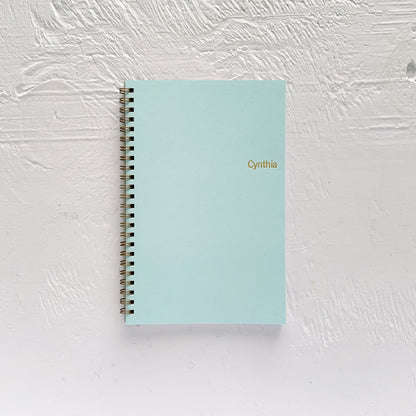 personalized travel notebook