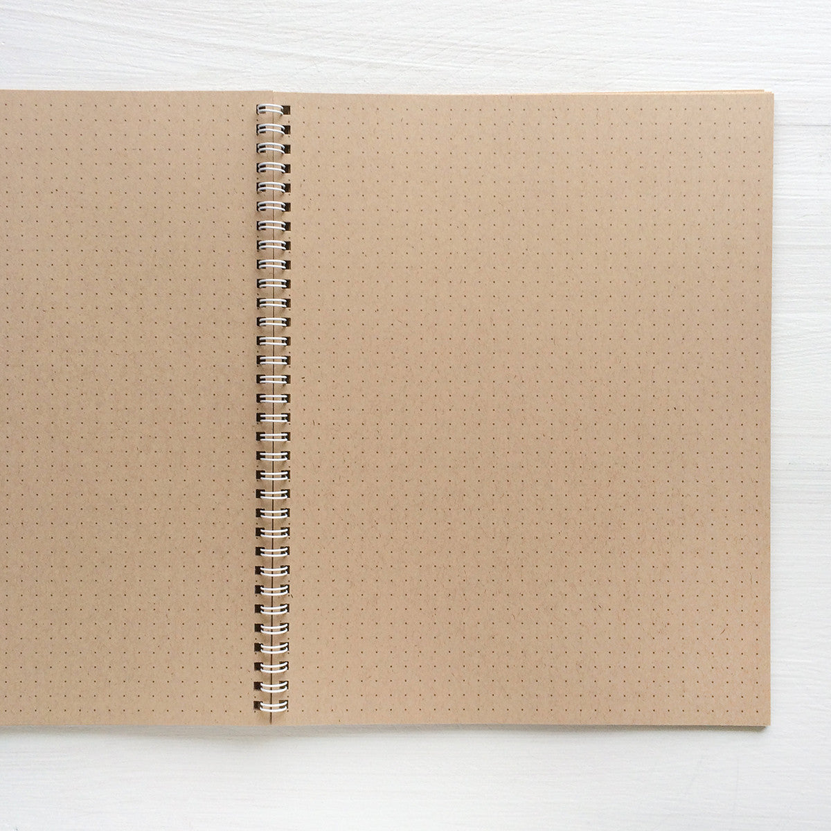 large kraft monthly spiral planner - start any month | 1 page per month