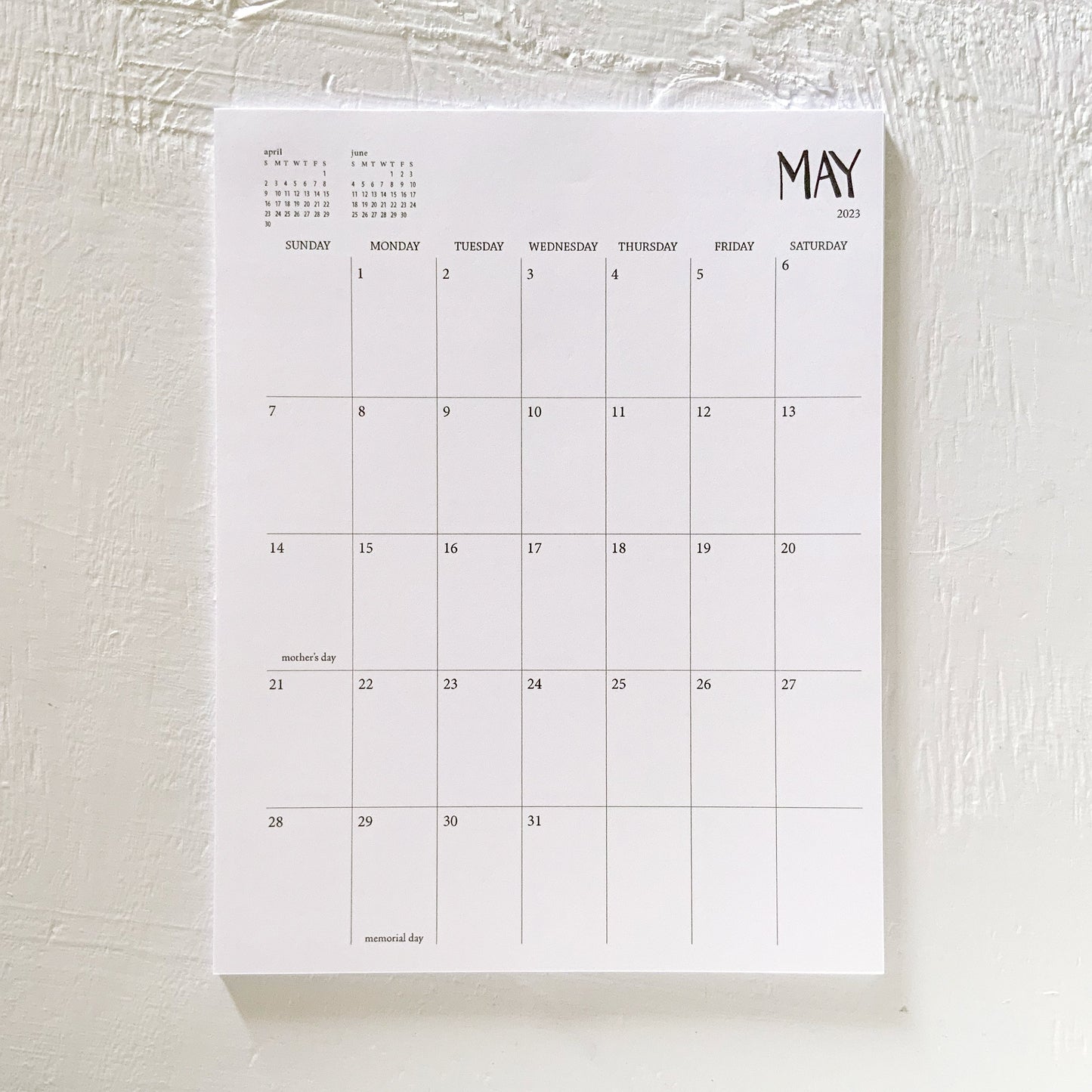 monthly planner sheets - start any month