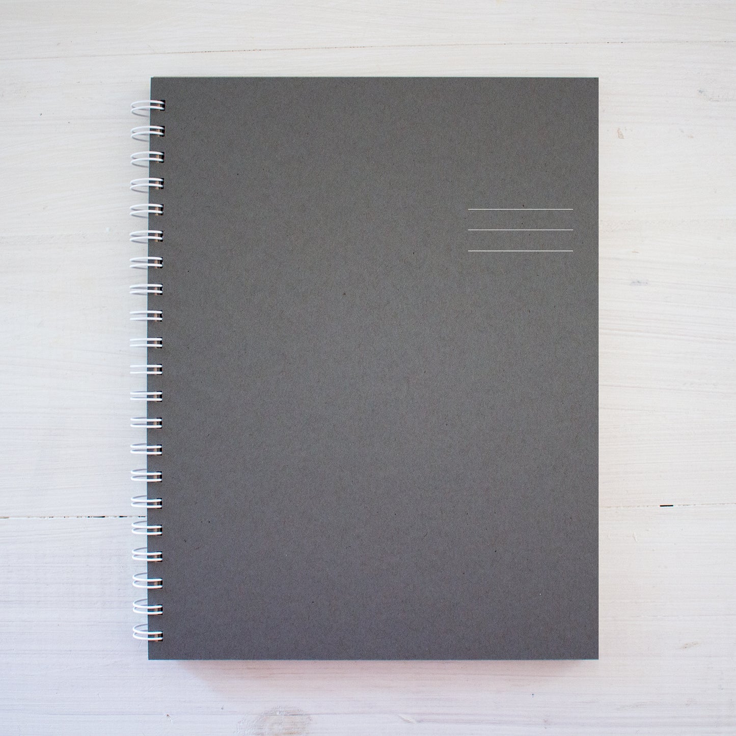 5 year large kraft monthly spiral planner - start any month | 1 page per month