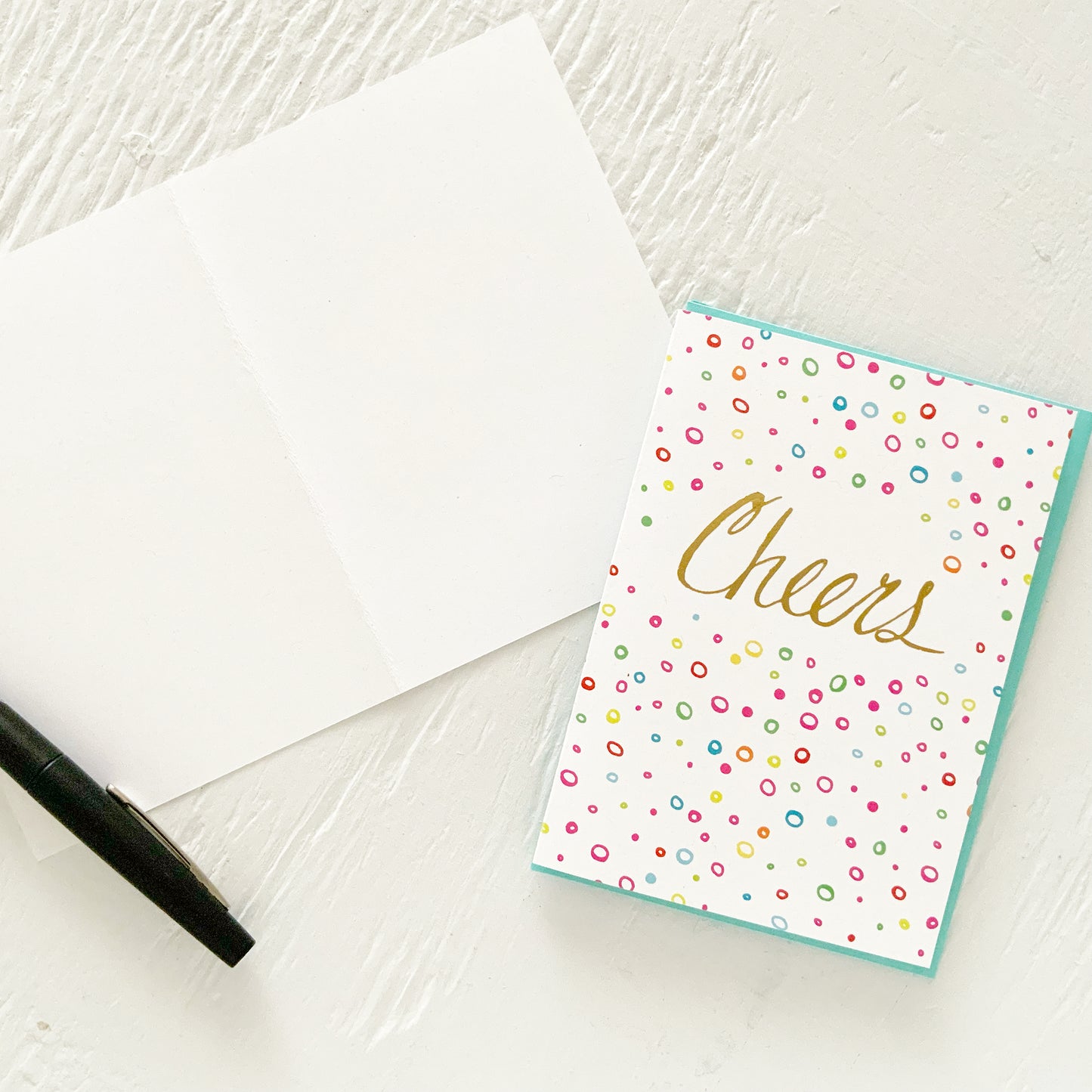 CHEERS holiday folded cards