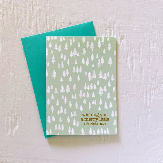 MERRY LITTLE CHRISTMAS holiday folded cards