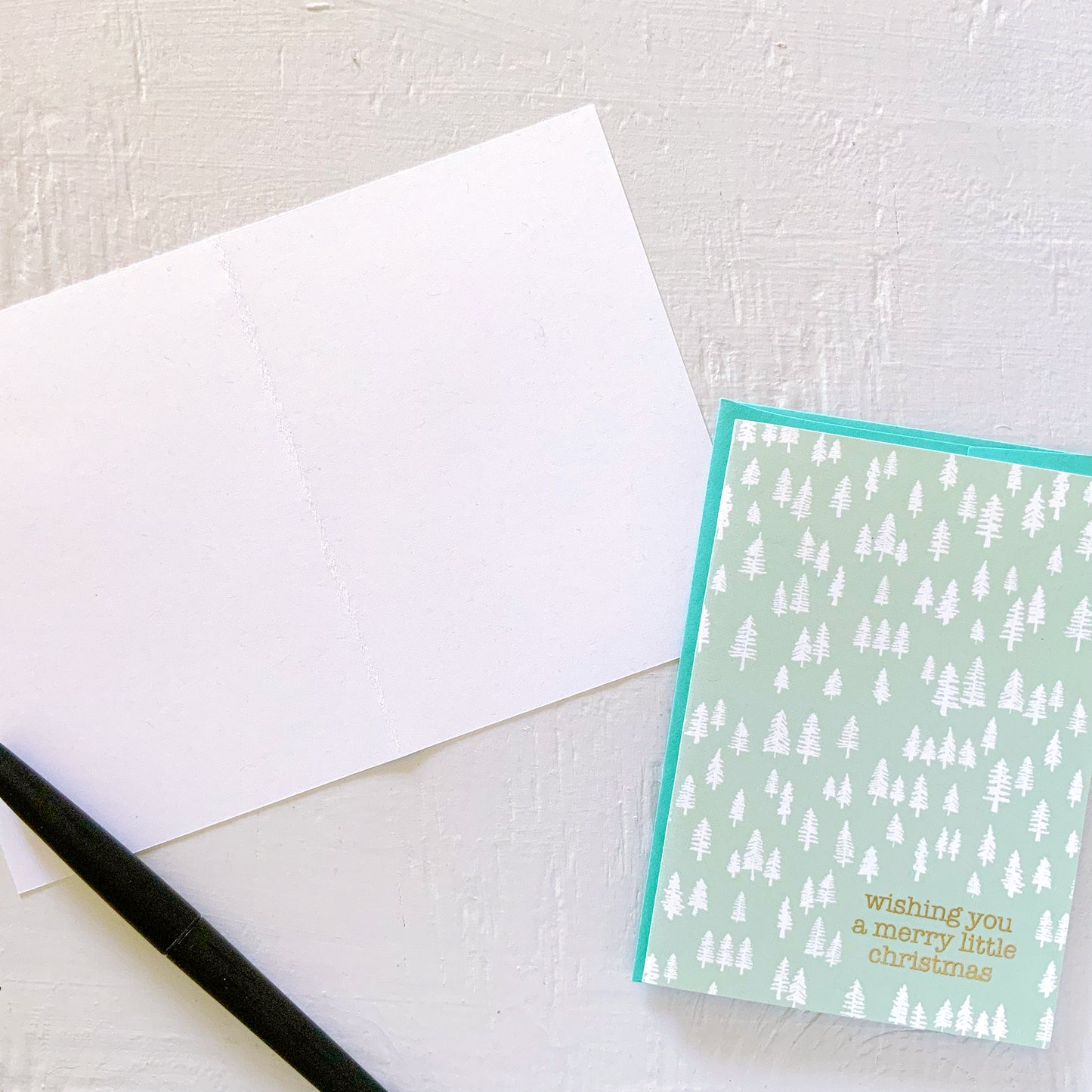 MERRY LITTLE CHRISTMAS holiday folded cards