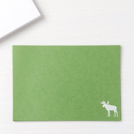 pressed flat notecards - MOOSE