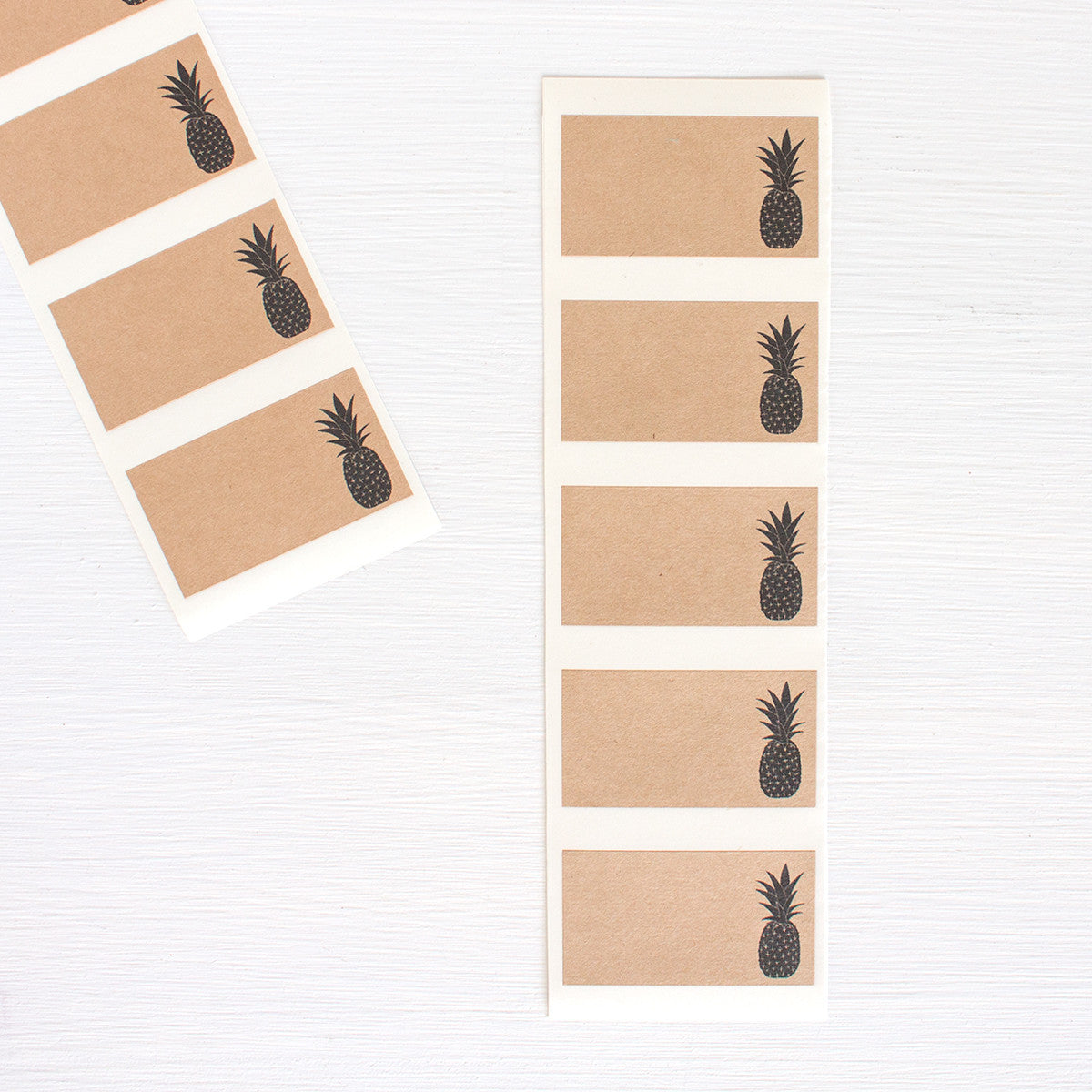 kraft labels - pineapple