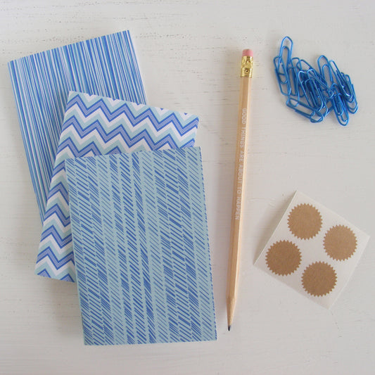 set of 3 pocket journals - lined in arctic ice
