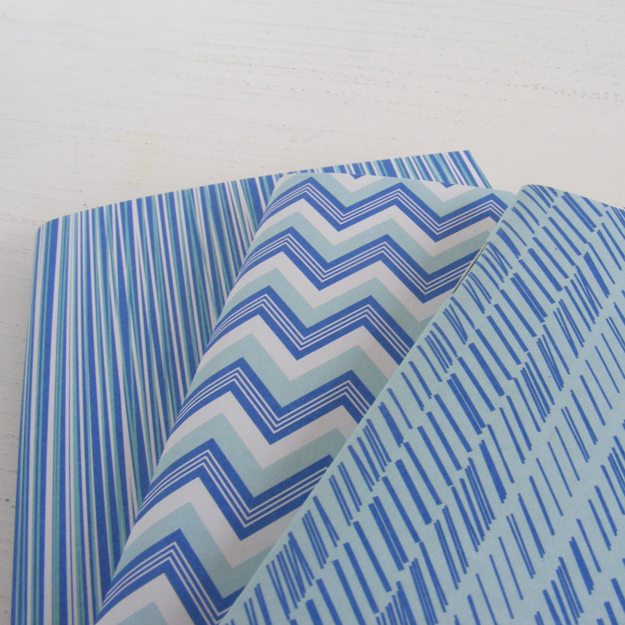 set of 3 pocket journals - lined in arctic ice