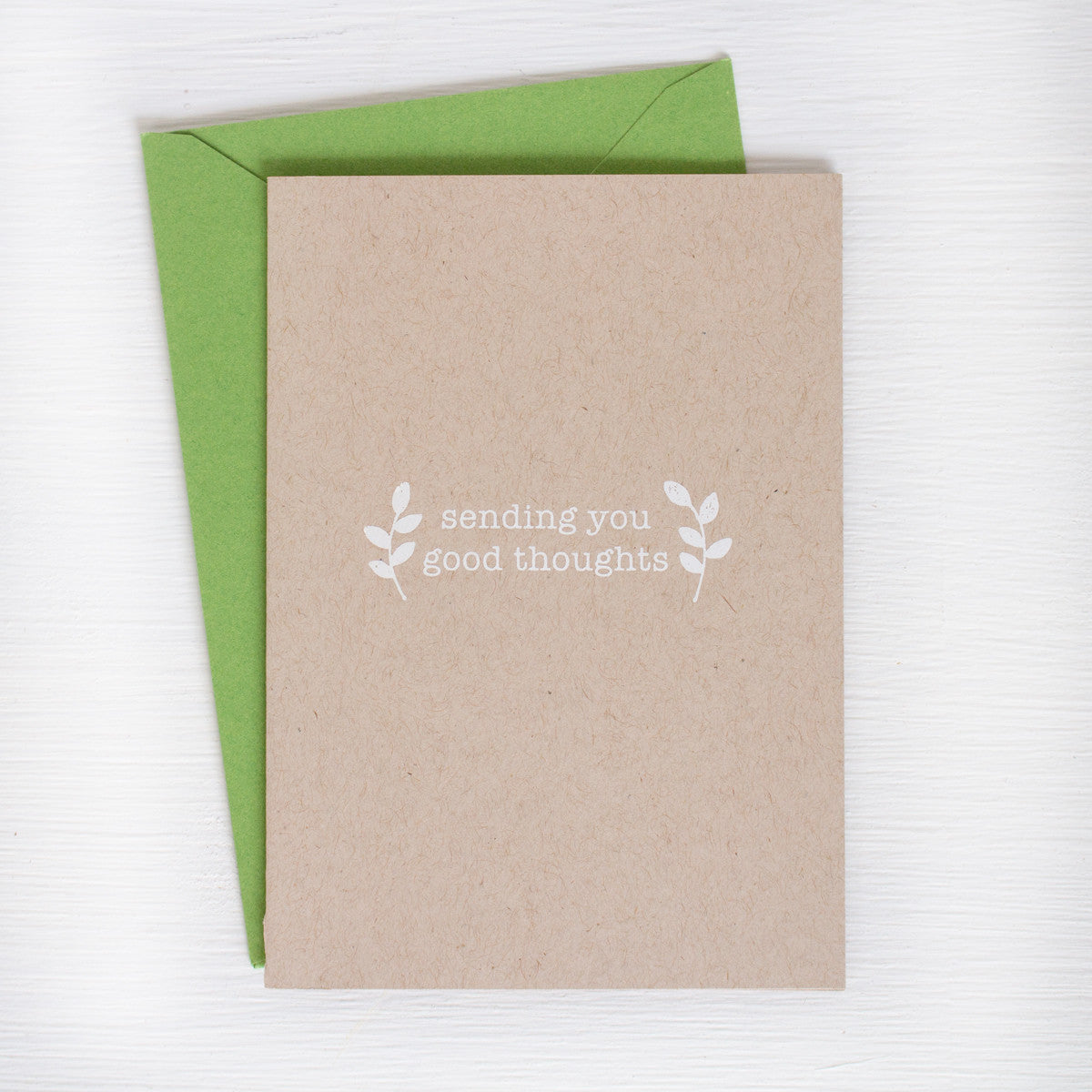 SENDING YOU GOOD THOUGHT folded notecards
