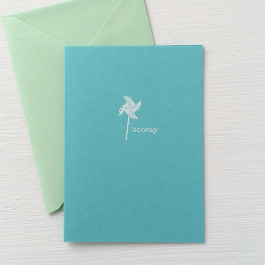 PINWHEEL folded notecards