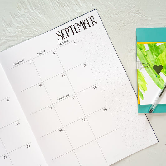 2026 large monthly planner | 2 pages per month
