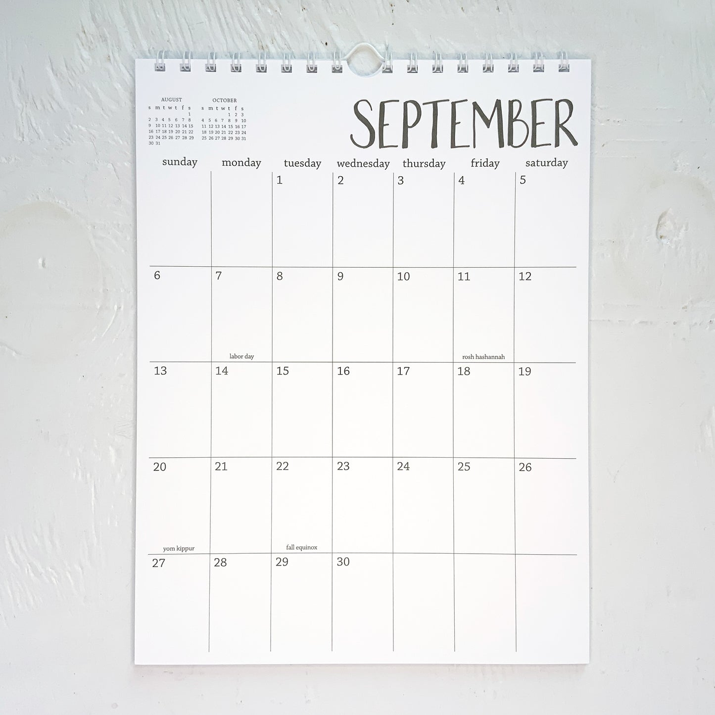 2026 wall calendar
