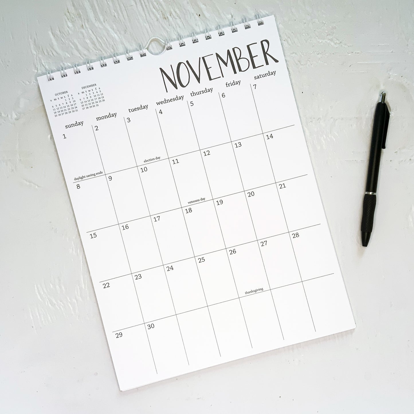 2026 wall calendar