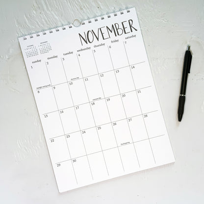 2026 wall calendar
