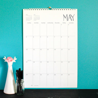 2025/2026 18 month large wall calendar