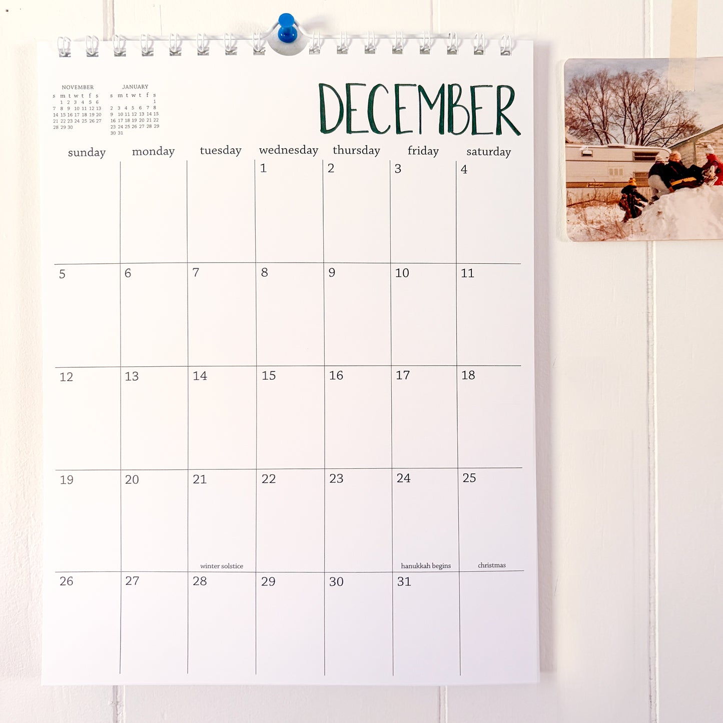 2027 wall calendar