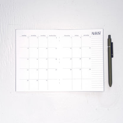 2027 5x7 monthly planner | b6 size