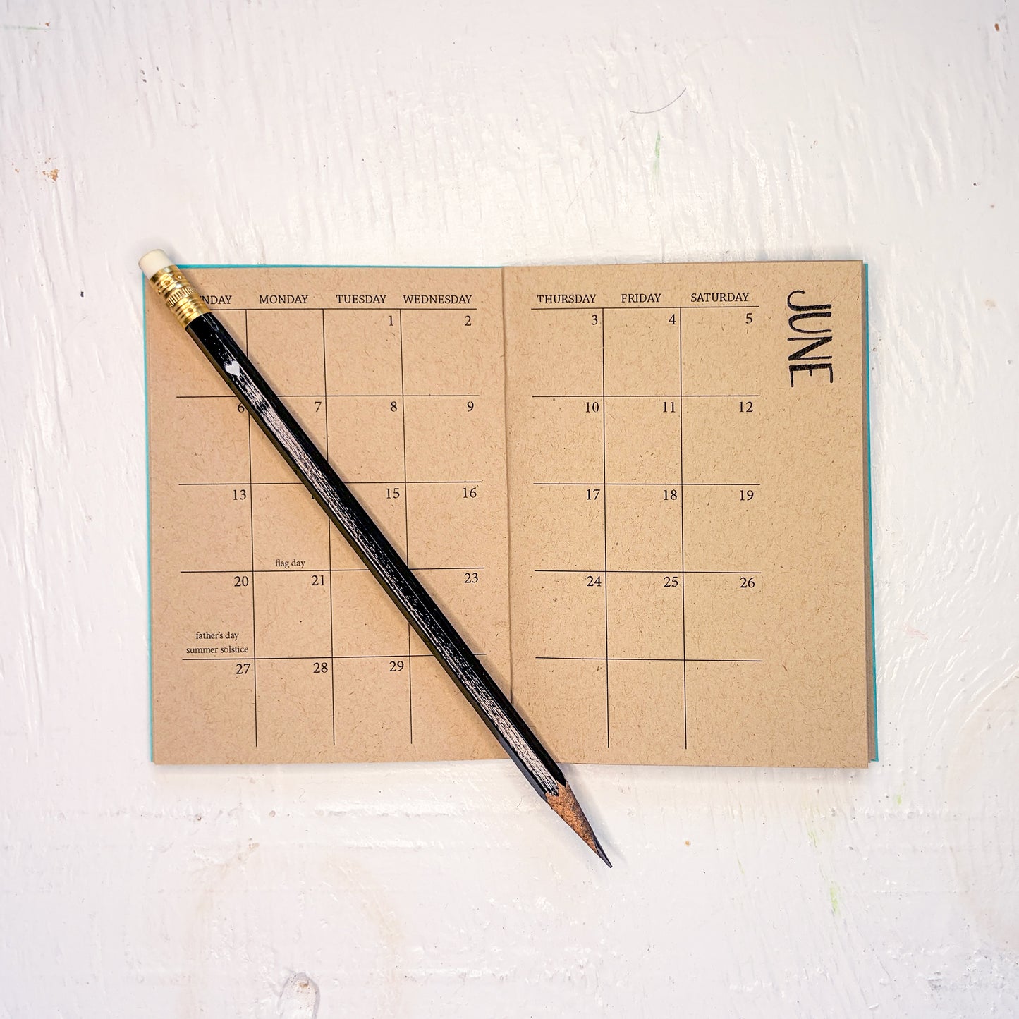 2027 mini kraft monthly planner