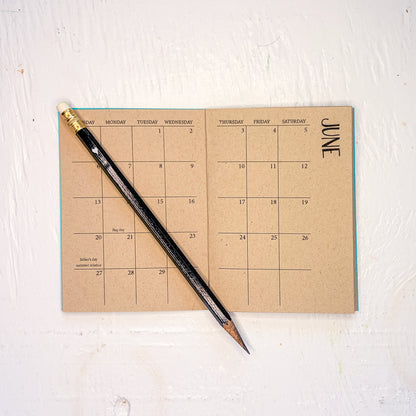 2027 mini kraft monthly planner