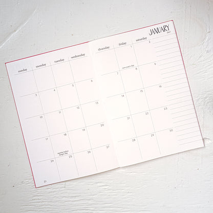 26/27 monthly academic planner | 2 pages per month