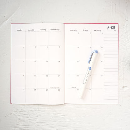 26/27 monthly academic planner | 2 pages per month