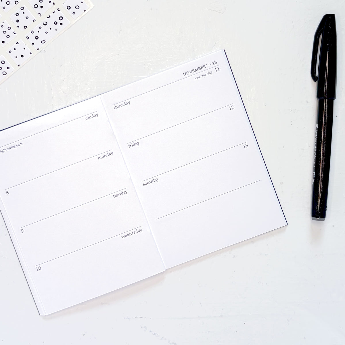 2027 mini weekly planner set