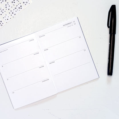 2027 mini weekly planner set