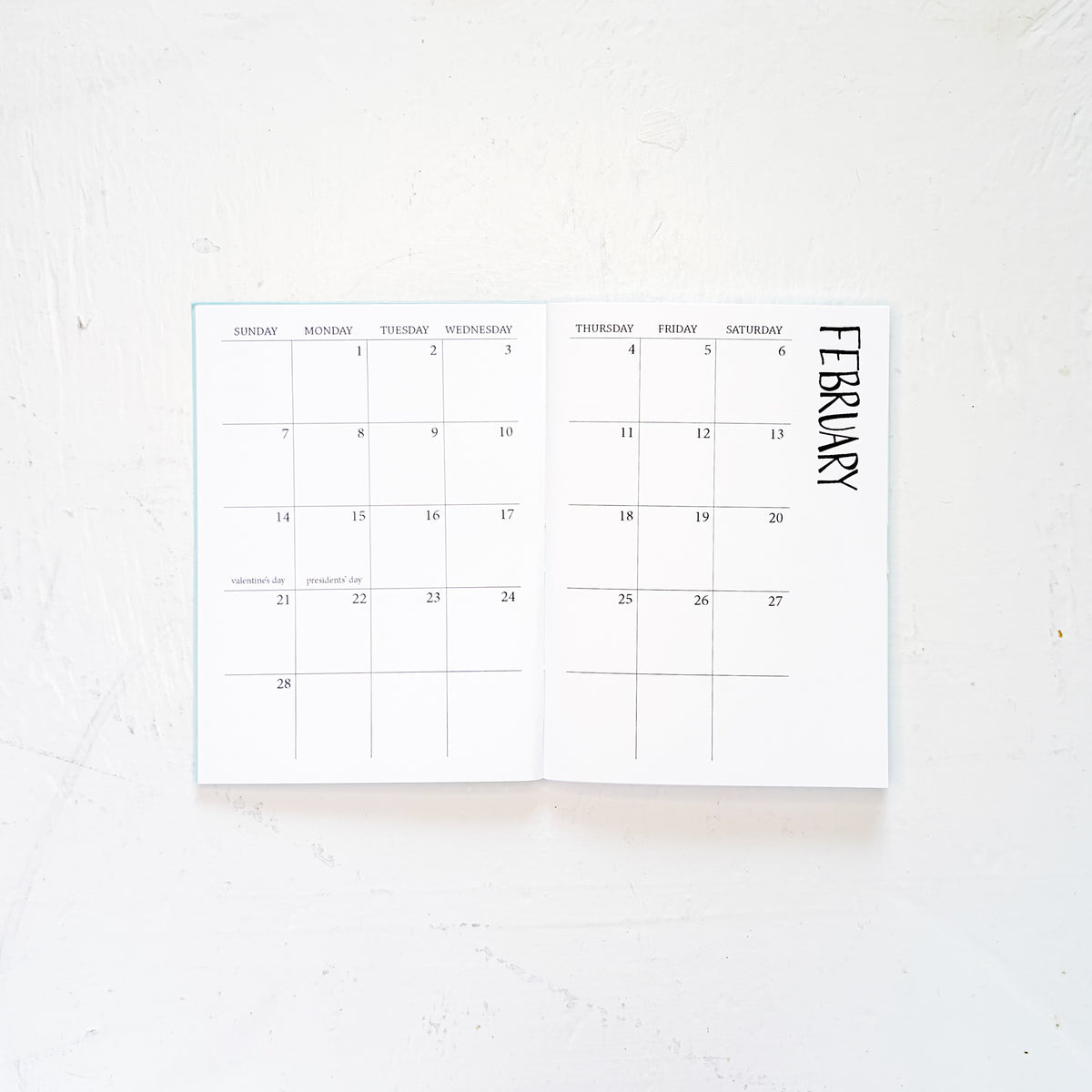 2027 mini weekly planner set