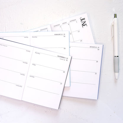 2027 mini weekly planner set