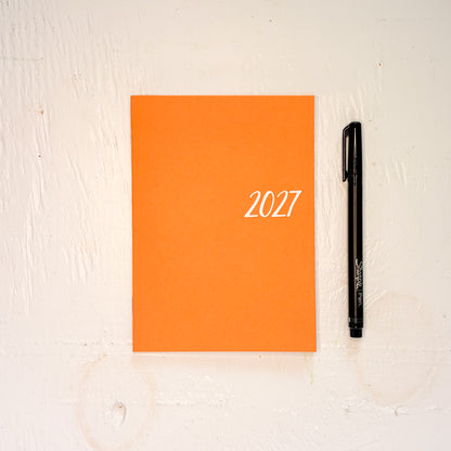 2027 5x7 monthly planner | b6 size