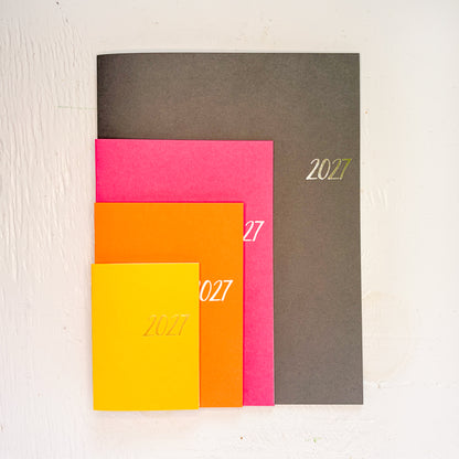 2027 mini kraft monthly planner