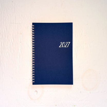 2027 small monthly spiral planner