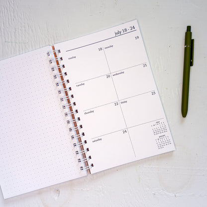 2027 spiral weekly planner