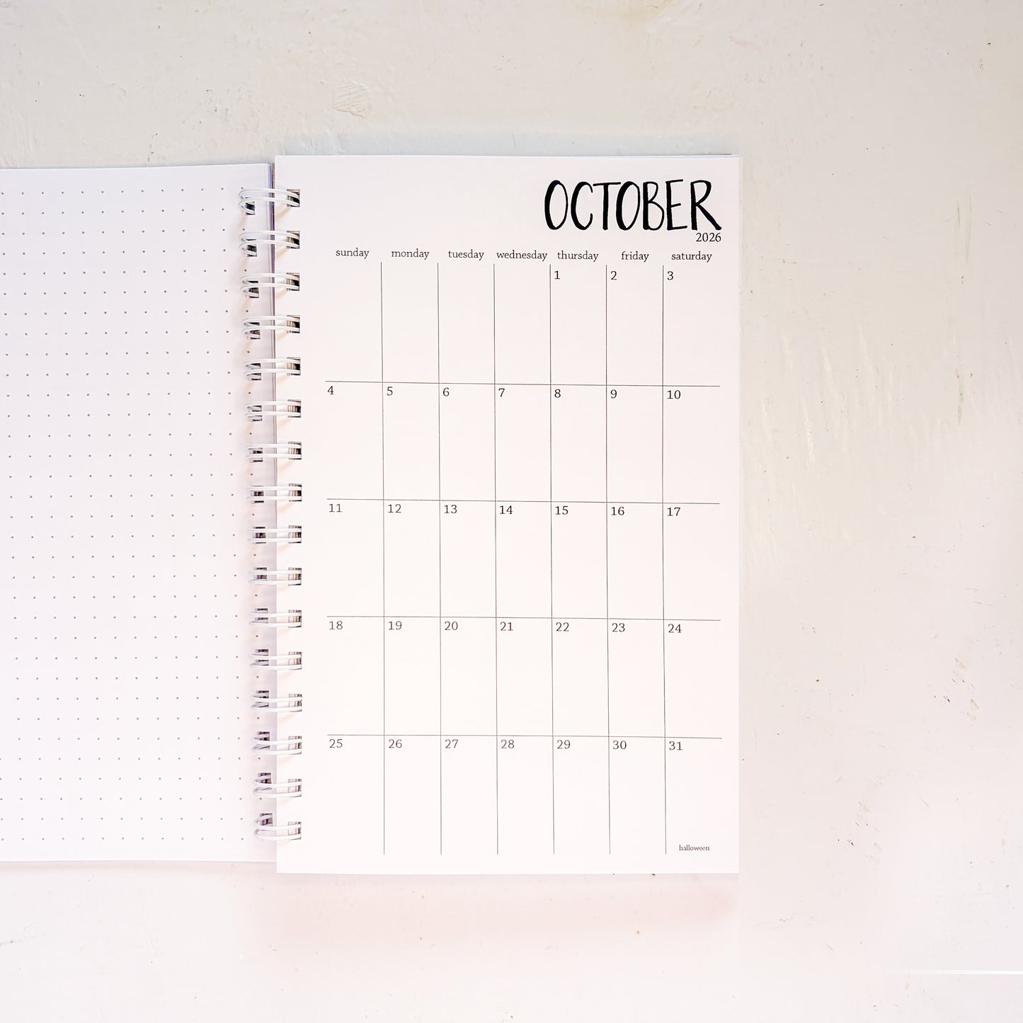 2027 spiral timed weekly planner