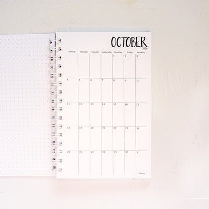2027 spiral timed weekly planner