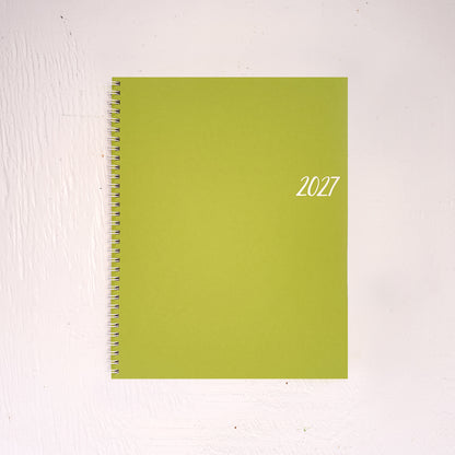 2027 large monthly spiral planner | page in between months
