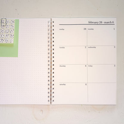 2027 large spiral weekly planner
