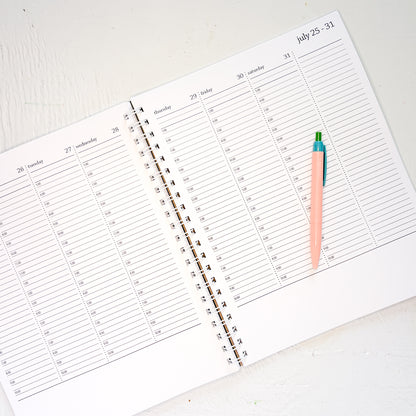 2027 large timed weekly planner
