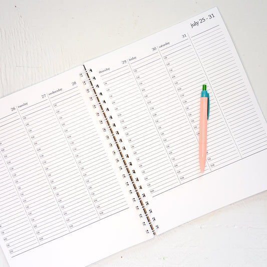 2027 large timed weekly planner