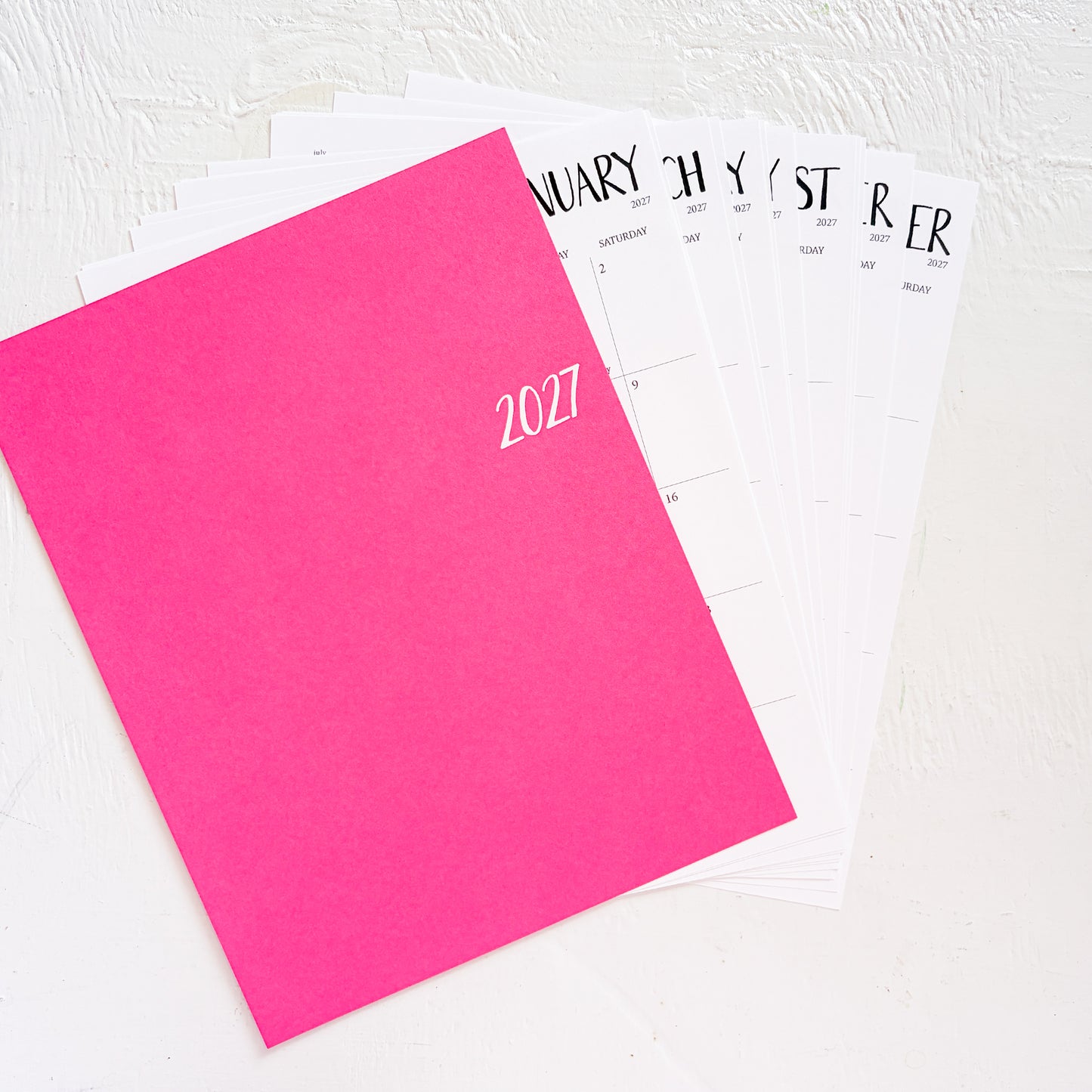 2027 monthly planner sheets