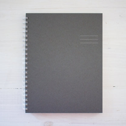 5 year large kraft monthly spiral planner - start any month | 1 page per month