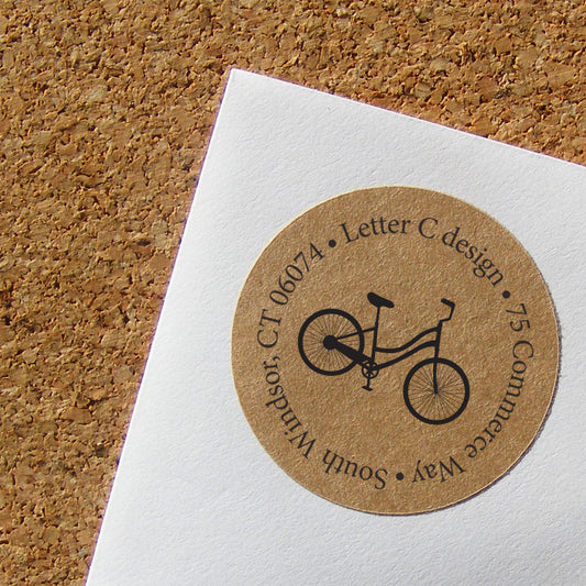 kraft bike address labels