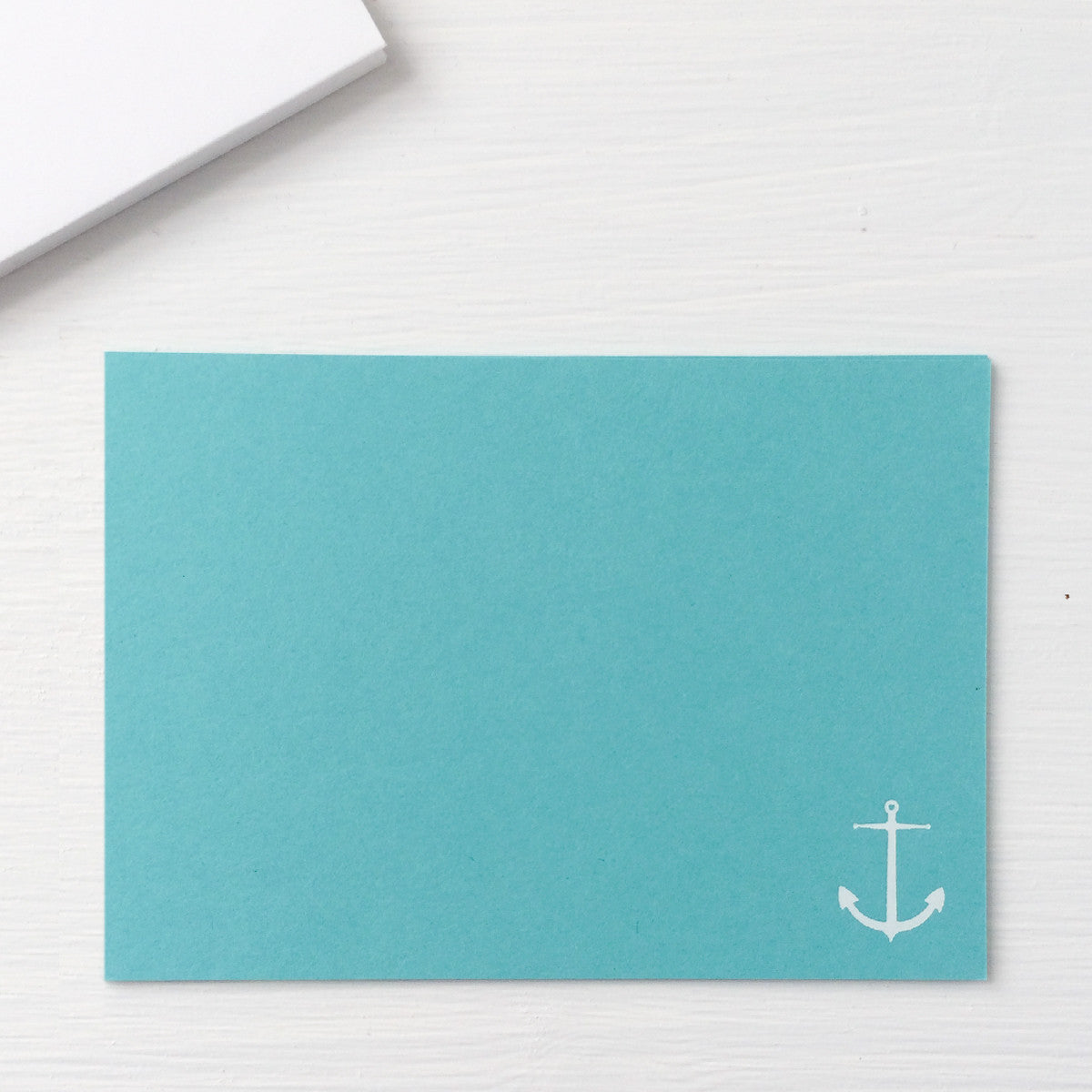 pressed flat notecards - ANCHOR