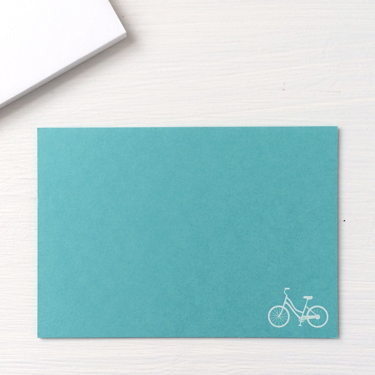 pressed flat notecards - BIKE