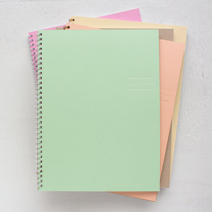 3 year large kraft monthly spiral planner - start any month | 1 page per month