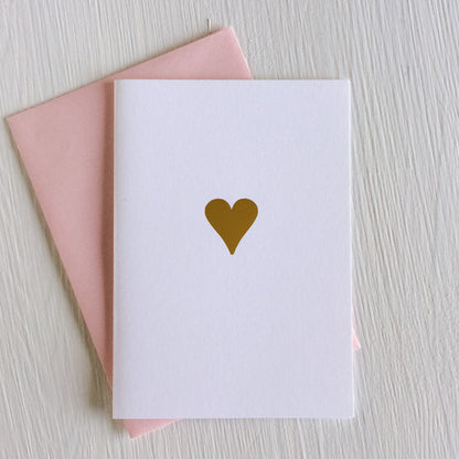 HEART folded notecards